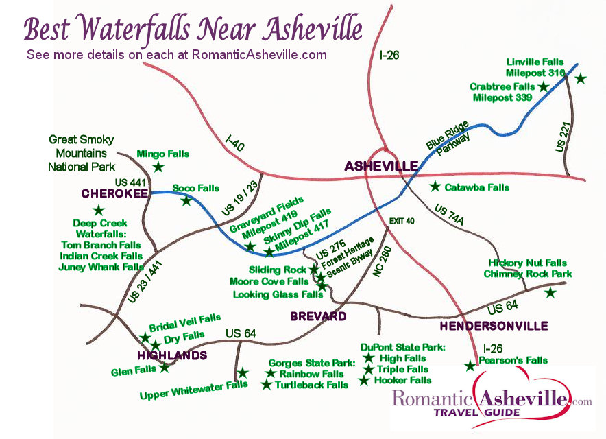 Waterfalls Map